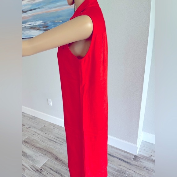 •Talbots• LINEN MAXI CORAL - Picture 5 of 7